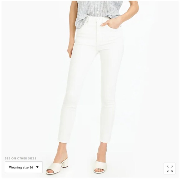 J. Crew 10" High Rise Toothpick Jeans - Picture 1 of 5